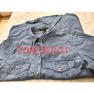 フォーエバートゥエンティーワン(FOREVER 21)の1268x【春秋に最適】FOREVER 21 古着 シャツ 長袖 レディース S(シャツ/ブラウス(長袖/七分))