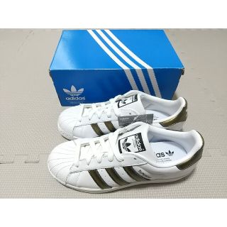 アディダス(adidas)のadidas Originals SUPER STAR 24.5 白 ホワイト(スニーカー)