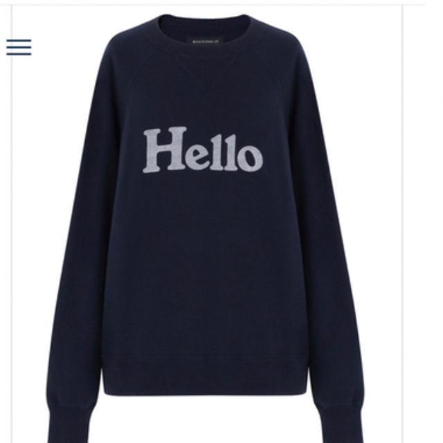 MADISONBLUE  HELLO SWEAT  新品　４２９００円トレーナー/スウェット