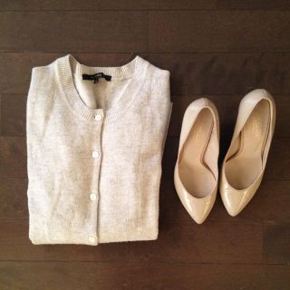 トゥモローランド(TOMORROWLAND)のマカフィー ウールとカシミヤのカーデ(カーディガン)