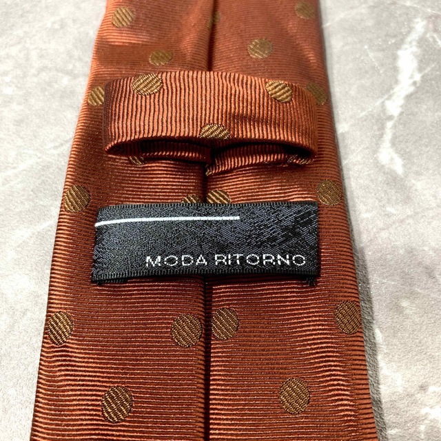 MODA RITORNO ネクタイ オレンジ お洒落♪ メンズのファッション小物(ネクタイ)の商品写真