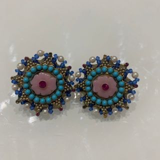 ジュジュ(joujou)のjoujou ジュジュ　ターコイズ　ビーズ　ピアス(ピアス)