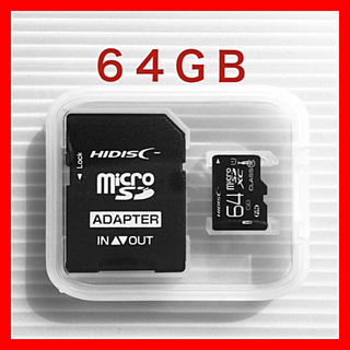 HIDISC microSDカード64GB マイクロSD(その他)