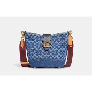 スーパーセール】 コーチ COACH ショルダーバッグ カーキ×インディゴ