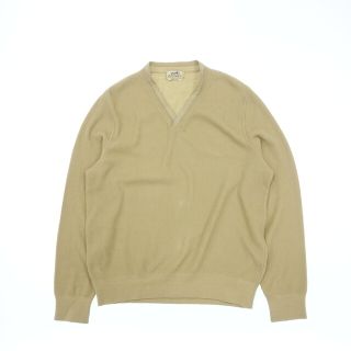 エルメス ニットセーター Vネック ウール100 レディース  M【AFB23】