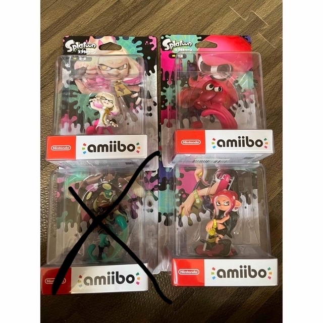スプラトゥーン amiibo ヒメ イイダ タコ タコガール 新品未開封