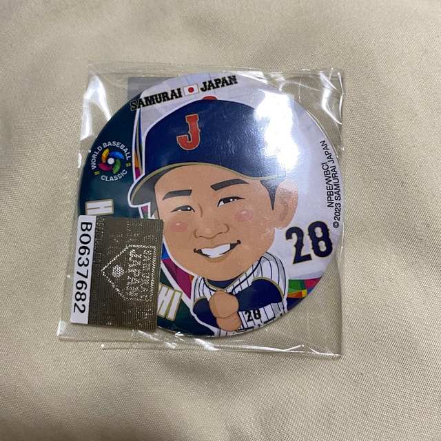 中日ドラゴンズ - WBC 侍ジャパン ガチャ 缶バッジ 髙橋宏斗 中日