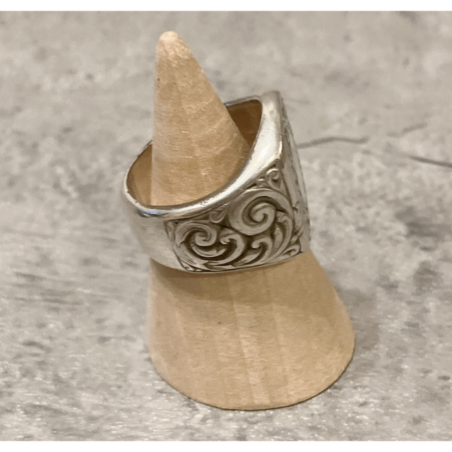 希少 henson ENGRAVED OVAL SIGNET RING 16号 世界的に 21315円引き