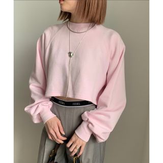 アメリヴィンテージ(Ameri VINTAGE)のLITTLE V GUSSET SHORT SWEAT TOP(トレーナー/スウェット)