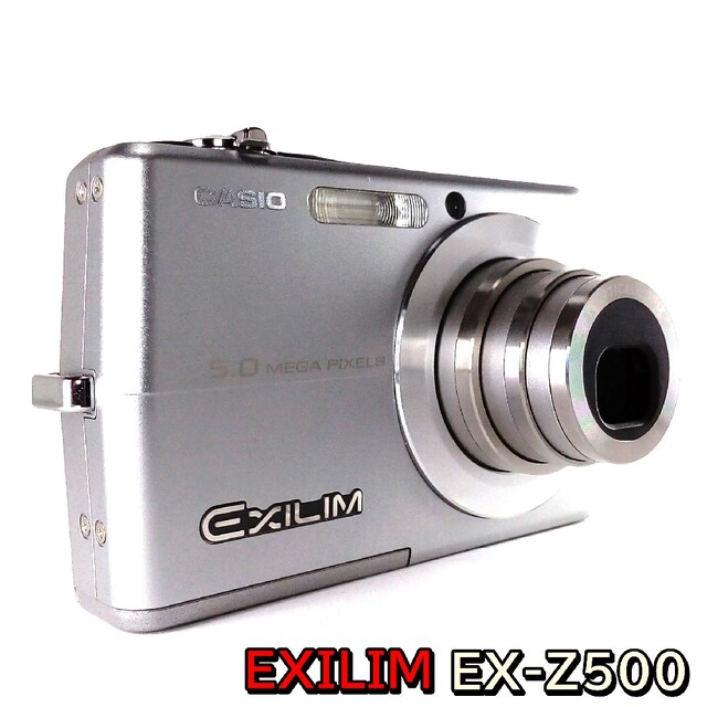 連写撮影撮影機能☆完動美品☆CASIO EXLIM EX-Z500 5.0MEGA PIXELS