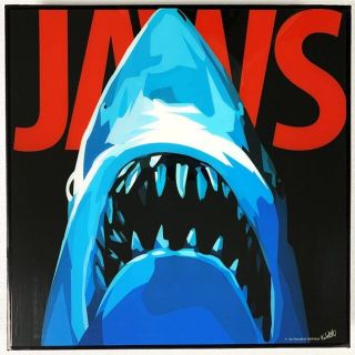 JAWS / ジョーズ / 大人気ポップアートパネル 壁掛けインテリア(絵画/タペストリー)