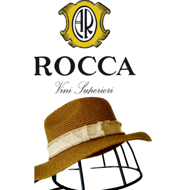 【Rocca】ꫛ ꫀꪝ新品未使用　麦わら帽子　ハットストローハット 中折れハット