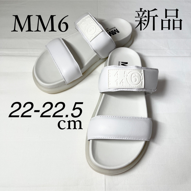 MM6 Maison Margielaマルジェラ ロゴ入り デザインサンダル 【日本製