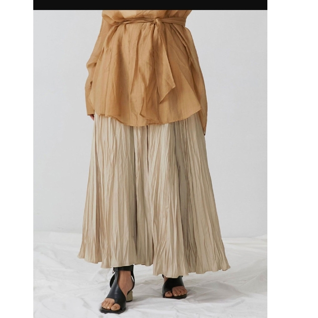 Ungrid(アングリッド)のUngrid　ランダムプリーツマキシスカート レディースのスカート(ロングスカート)の商品写真