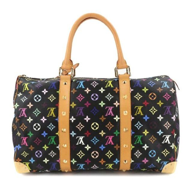 LOUIS VUITTON(ルイヴィトン)の新品同様 ルイ ヴィトン LOUIS VUITTON モノグラム マルチカラー キーポル 45 ボストン バッグ ノワール M92640 VLP 90119297 レディースのバッグ(ハンドバッグ)の商品写真