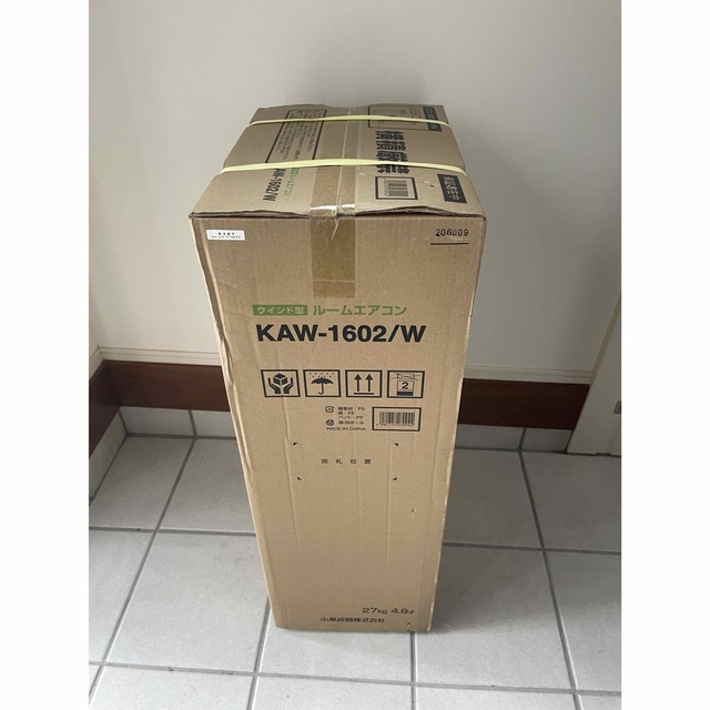 60畳冷暖房冷房専用KOIZUMI  コイズミ　KAW-1602 ウィンドエアコン