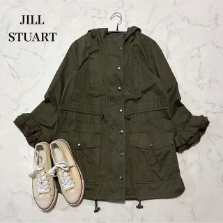 ジルスチュアート(JILLSTUART)のJILLSTUART ミリタリージャケット　モッズコート　ミリタリー　カーキ　S(モッズコート)