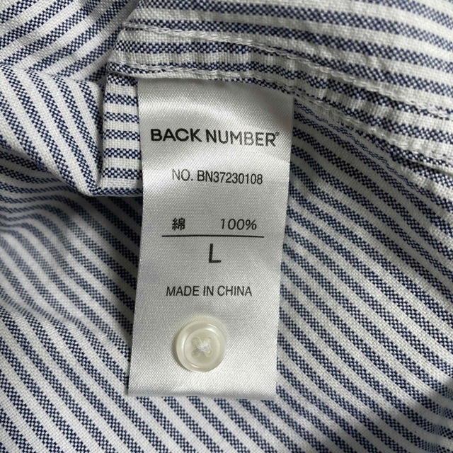 BACK NUMBER(バックナンバー)のバックナンバー　レディースシャツ　　L  レディースのトップス(シャツ/ブラウス(長袖/七分))の商品写真