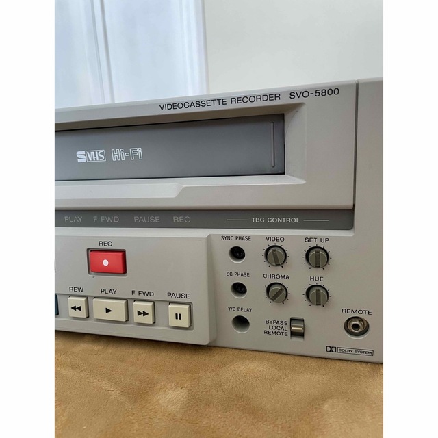 ◇SVO-5800◇S-VHS業務用ビデオデッキ◇SONY・ソニー【再生確認済】-