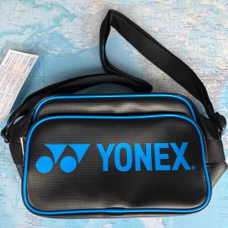 ヨネックス(YONEX)のヨネックス　ショルダーバッグ　ブラック×ブルー(ショルダーバッグ)