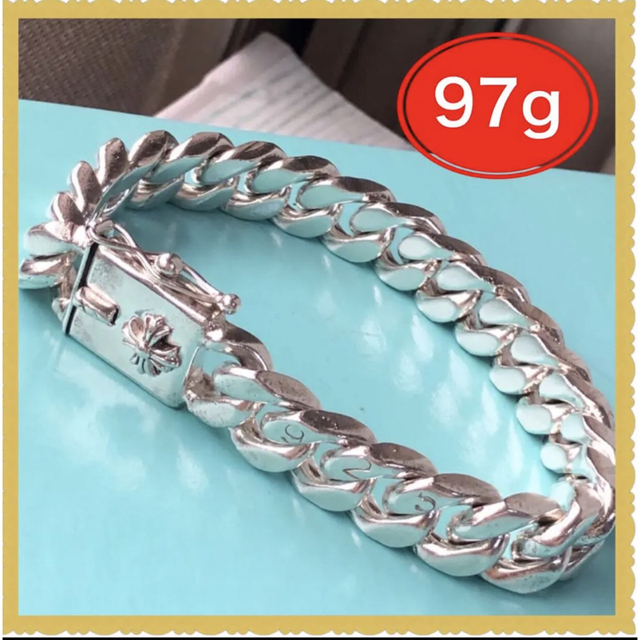 97g シルバー925 喜平チェーンブレスレット 太め 存在感あり | フリマアプリ ラクマ
