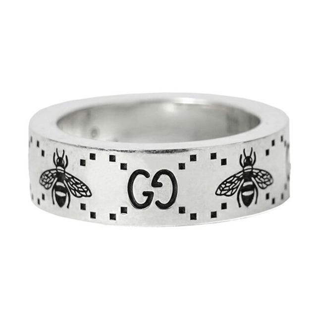 Gucci - 新品 グッチ GUCCI リング GG&ビー シルバー #14の通販 by