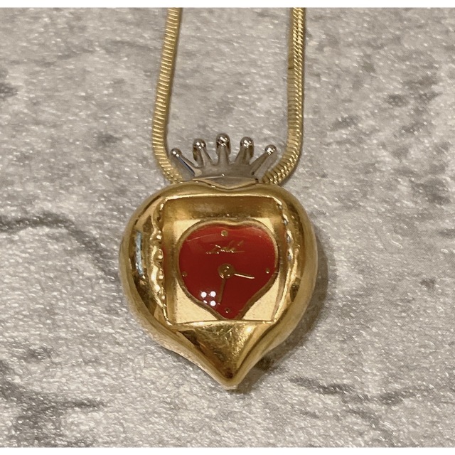 希少 美品 SALVADOR DALI サルバドールダリ 時計 王冠 ハート-www