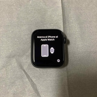アップルウォッチ(Apple Watch)のApple Watch SE スペースグレー44mm GPSつき(腕時計(デジタル))