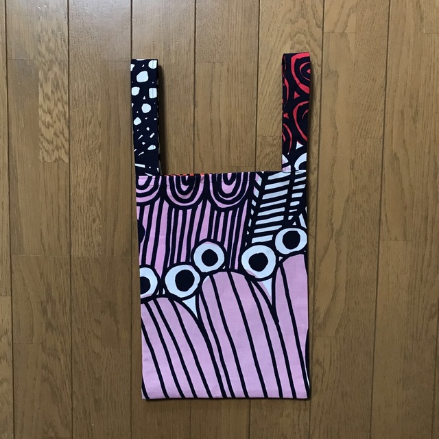 marimekko(マリメッコ)のマリメッコ  生地　ハンドメイド　コンビニバッグ ハンドメイドのファッション小物(バッグ)の商品写真