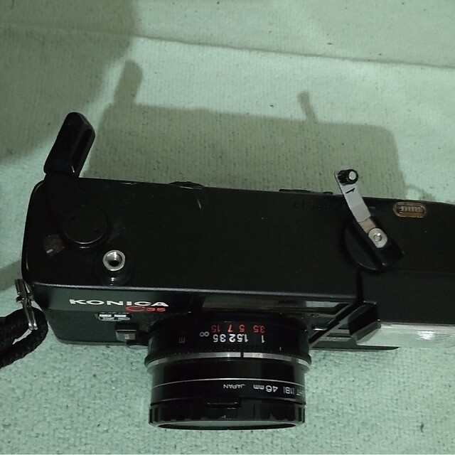 KONICA MINOLTA - コニカ C35 EF フィルム カメラ ケース付 動作 KONICA MINOLTA - コニカ C35 EF フィルム カメラ ケース付 動作