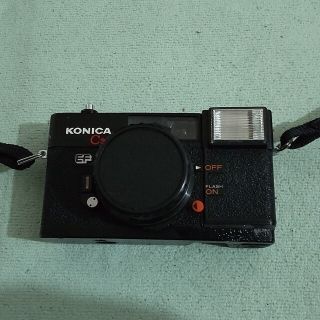 コニカミノルタ(KONICA MINOLTA)のコニカ　C35 EF   フィルム カメラ   ケース付  ジャンク品(フィルムカメラ)