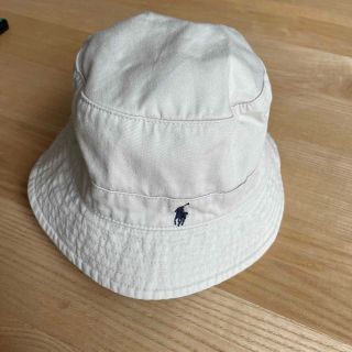 ポロラルフローレン(POLO RALPH LAUREN)のラルフローレン 帽子 52cm ベージュ ポロ バケットハット(帽子)