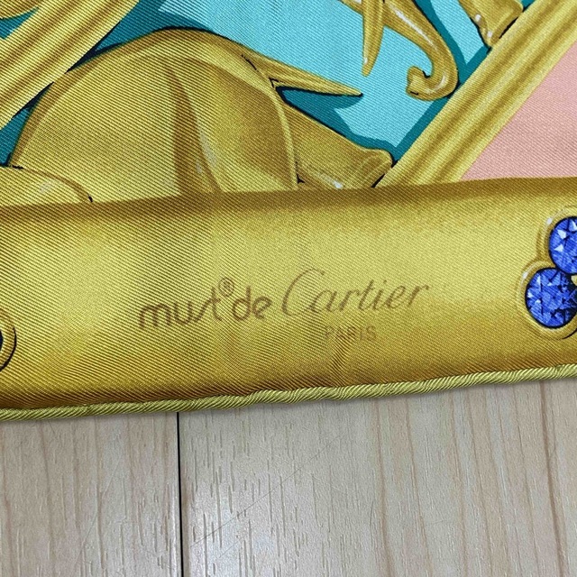 Cartier　カルティエ 　スカーフ 　マスト　象柄　no.50