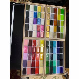 呉竹 顔彩耽美 桐箱100色セットの通販 by 雑多's shop|ラクマ