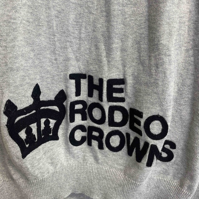 RODEO CROWNS(ロデオクラウンズ)のロデオクラウンズ　デニムポケットニット レディースのトップス(ニット/セーター)の商品写真