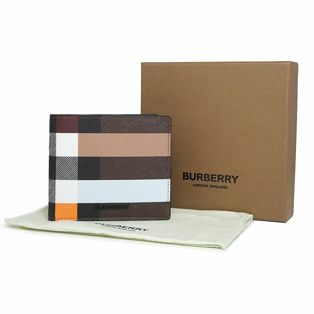 BURBERRY - バーバリー カラーブロックチェック バイフォールド