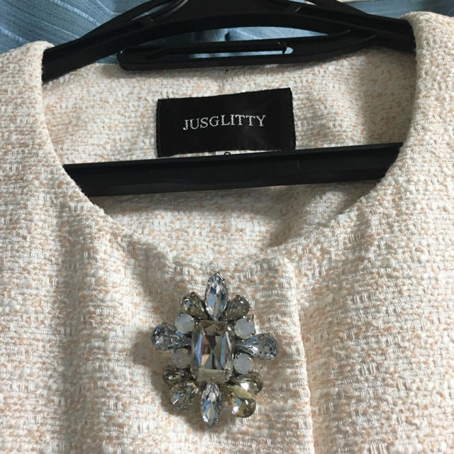 JUSGLITTY(ジャスグリッティー)のJUSGLITTY スプリングコート レディースのジャケット/アウター(スプリングコート)の商品写真