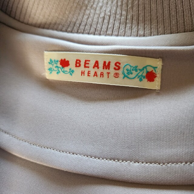 BEAMS(ビームス)のBEAMS　ビームス　スタジャン　ジャケット　薄手ジャケット　くすみラベンダー レディースのジャケット/アウター(スタジャン)の商品写真