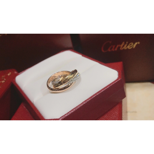 Cartier カルティエ クラシックバンド リング #52 PT950 | www