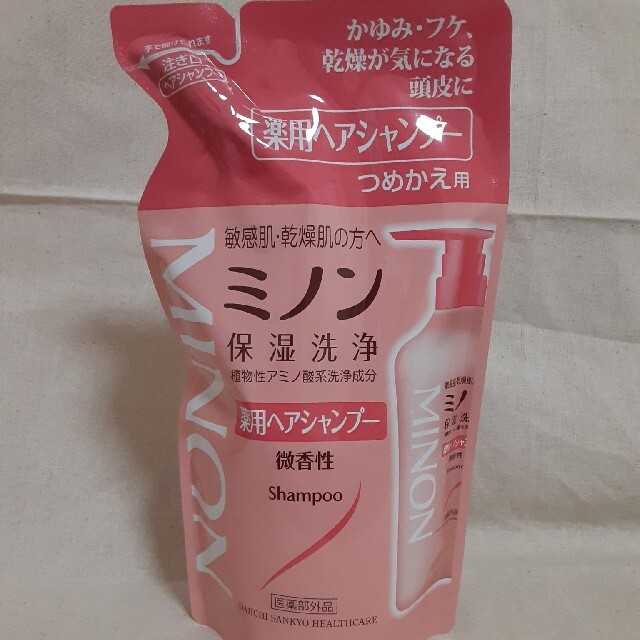 MINON(ミノン)のミノン 薬用ヘアシャンプー 詰換用(380ml) コスメ/美容のヘアケア/スタイリング(シャンプー)の商品写真