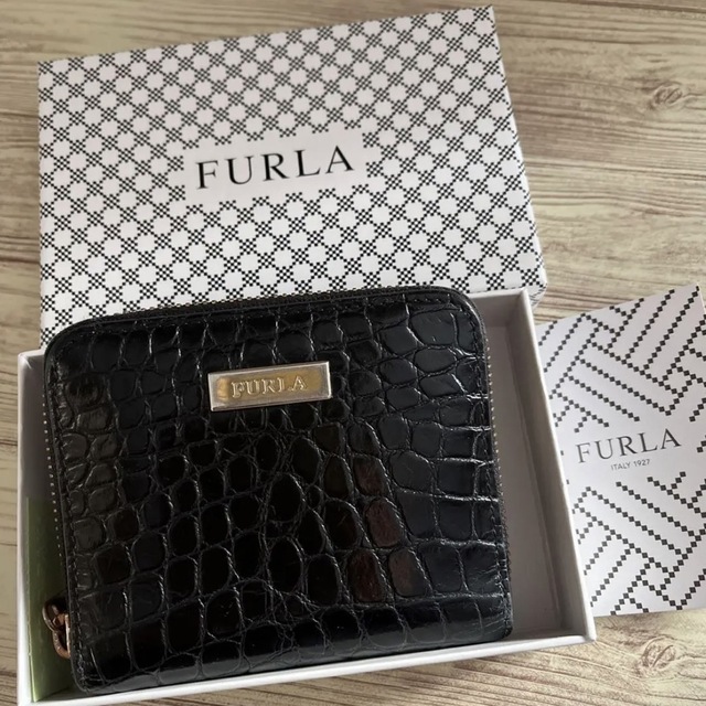 Furla - レディース] フルラ 財布 ミニ財布 財布 クロコ 小銭入れ 二