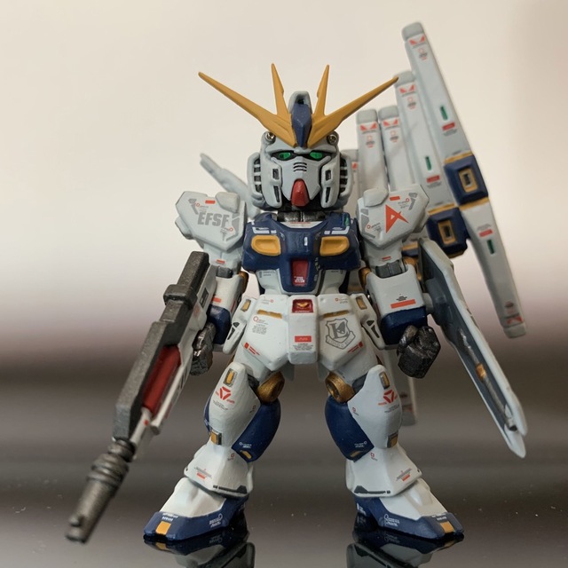 フルリペイント ガンダムコンバージ νガンダム 塗装 完成品 2