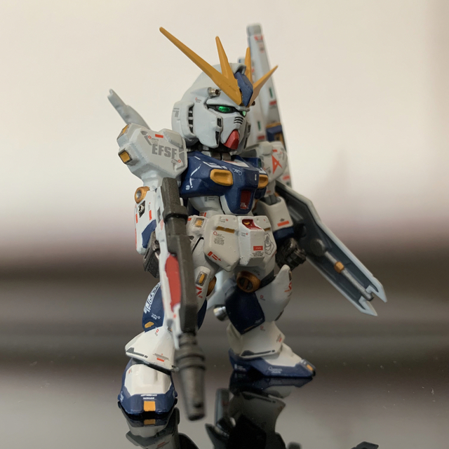 フルリペイント ガンダムコンバージ νガンダム 塗装 完成品 3