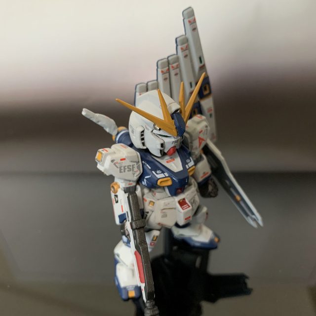 フルリペイント ガンダムコンバージ νガンダム 塗装 完成品 4