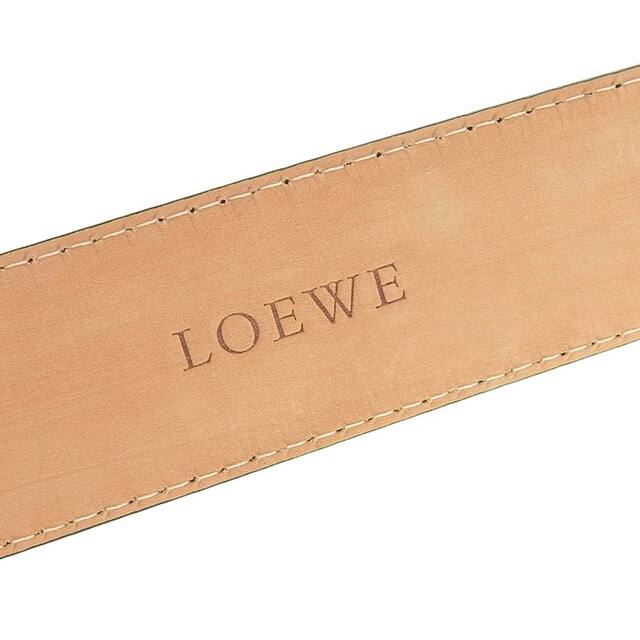 LOEWE(ロエベ)の【本物保証】 箱付 超美品 ロエベ LOEWE ロゴ アナグラム 腰ベルト ベルト シンプル 34-85 黒 ブラック メンズ メンズのファッション小物(ベルト)の商品写真