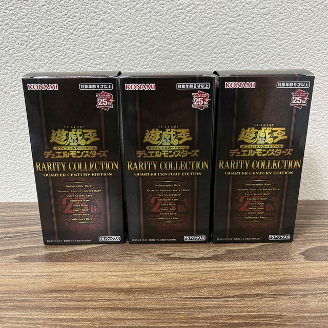 3BOX 新品未開封　遊戯王　レアコレ　シュリンクなし　レアリティコレクション