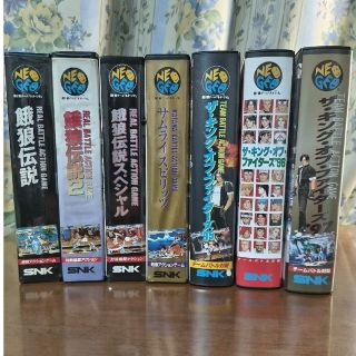 ネオジオ(NEOGEO)のNEOGEO ROMカセット 7本セット(家庭用ゲームソフト)