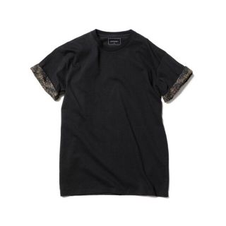 ソフネット(SOPHNET.)のSOPHNET.  CUFF PANELED TEE ブラックXLサイズ(Tシャツ/カットソー(半袖/袖なし))