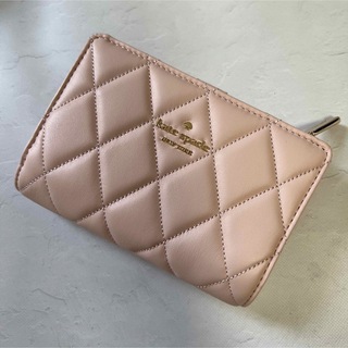 新品未使用 ケイトスペード キルティング二つ折り財布 ピンク-