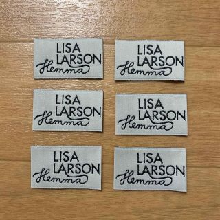 リサラーソン(Lisa Larson)のリサラーソン☆ タグ　6枚(生地/糸)